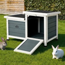 Sorrel Fir Wood Rabbit Hutch & Chicken Coop