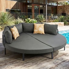 3 Seater Cary Round Outdoor Daybed