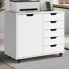 Elijah 1 Door & 5 Drawer Filing Cabinet