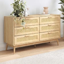 Holly Rattan 6 Drawer Chest