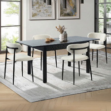 4 Seater Lucien Extendable Dining Table & Chair Set