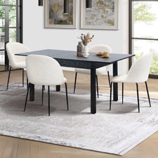 4 Seater Jasmine Extendable Dining Table & Chair Set
