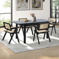 4 Seater Laurent Extendable Dining Table & Chair Set