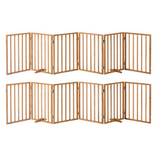 Ziggy 6 Panel Fir Wood Pet Gates (Set of 2)