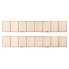 Ziggy 8 Panel Fir Wood Pet Gates (Set of 2)