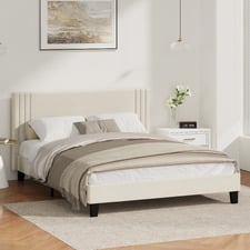 Anatol Velvet Platform Bed