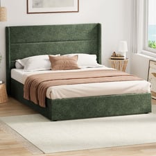 Ciaran Chenille Gas Lift Storage Bed