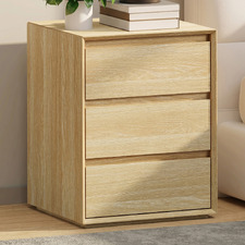 Ashton 3 Drawer Bedside Table