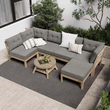 6 Seater Breanna Outdoor Modular Lounge Set