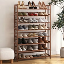 Emoryn 8 Tier Bamboo Shoe Rack