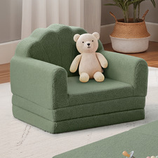 Kids' Clarion Sherpa Fleece Sofa Bed