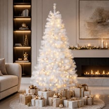 White Tinseltown LED Christmas Tree
