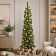 180cm Green Slim LED Christmas Tree
