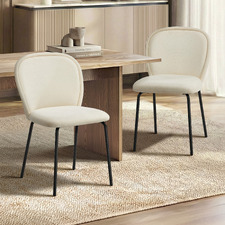 Serene Chenille Dining Chairs (Set of 2)