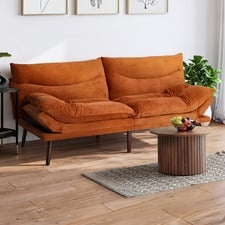 Arabella 3 Seater Single Corduroy Sofa Bed