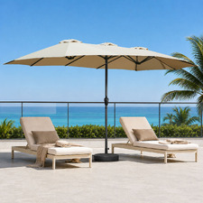Ezra Market Umbrella with Base