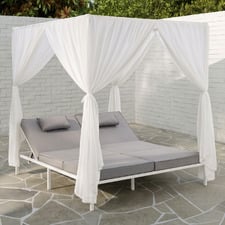 Bella Double Sun Lounge with Canopy