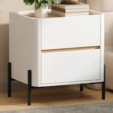 Capucine 2 Drawer Bedside Table
