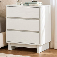 Giselle 3 Drawer Bedside Table