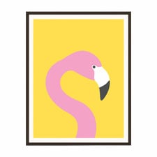 Flamingo Framed Printed Wall Art