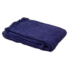 Tasselled Chenille Throw