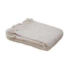 Tasselled Chenille Throw