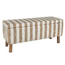 Modello Cotton Storage Ottoman Bench