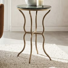 Duke Green Marble Side Table