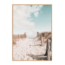 Sandy Path Framed Printed Wall Art