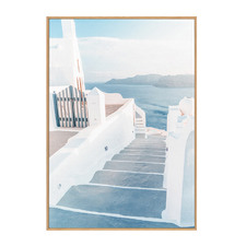 Island Steps Framed Printed Wall Art