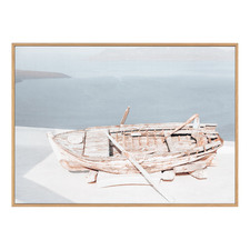 Greek Boat Framed Printed Wall Art