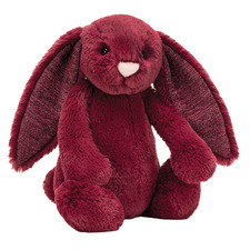 Jellycat Bashful Sparkly Cassis Bunny Plush Toy