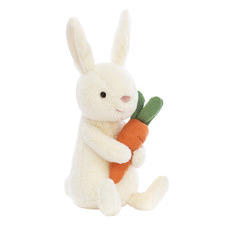 Jellycat Bobbi Bunny with Carrot Plush Toy