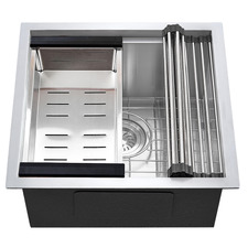 45cm Stainless Steel Single Bowl Kitchen & Laundry Sink