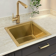 Navagio 450mm Single Single Stainless Steel Kitchen Sink & Accessories Package