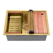 Frag 600mm Single Stainless Steel Kitchen Sink & Accessories Package