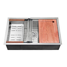 Frag 750mm Single Stainless Steel Kitchen Sink & Accessories Package