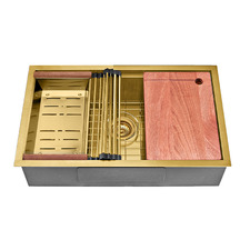 Frag 750mm Single Stainless Steel Kitchen Sink & Accessories Package