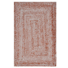 Rust Orbit Hand-Woven Indoor/Outdoor Rug