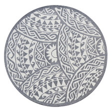 Ariel Hand-Tufted Wool Round Rug