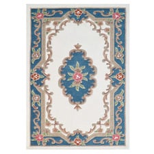 Blue Avalon Hand-Tufted Wool Rug