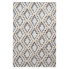 Natural & Ivory Alaska Hand-Tufted Wool Rug