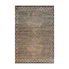 Natural Jamaica Aaru Hand-Woven Jute Rug