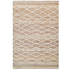 Natural Andes Hand-Woven Wool & Jute Rug