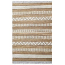 Andes Hand-Woven Wool & Jute Rug