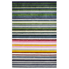 Striped Hand-Tufted Wool Rug