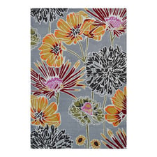 Flower Hand-Tufted Wool Rug