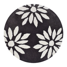 Brown Transit Hand-Tufted Wool Round Rug