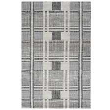 Ivory Bushra Hand-Woven Wool Rug