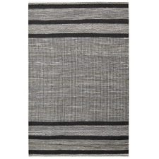 Charcoal Lima Hand-Woven Wool & Jute Rug